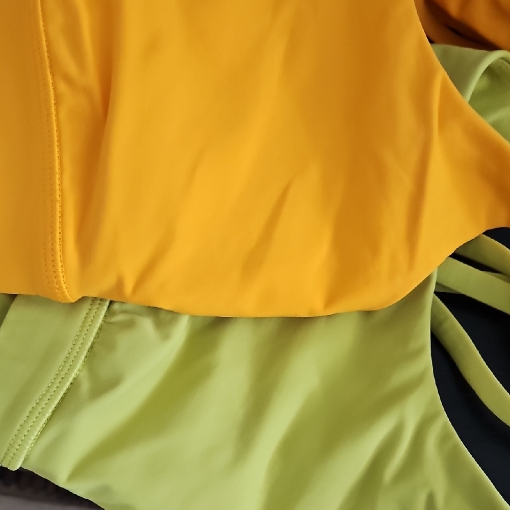 SOLD Yellow and Green Activewear Set